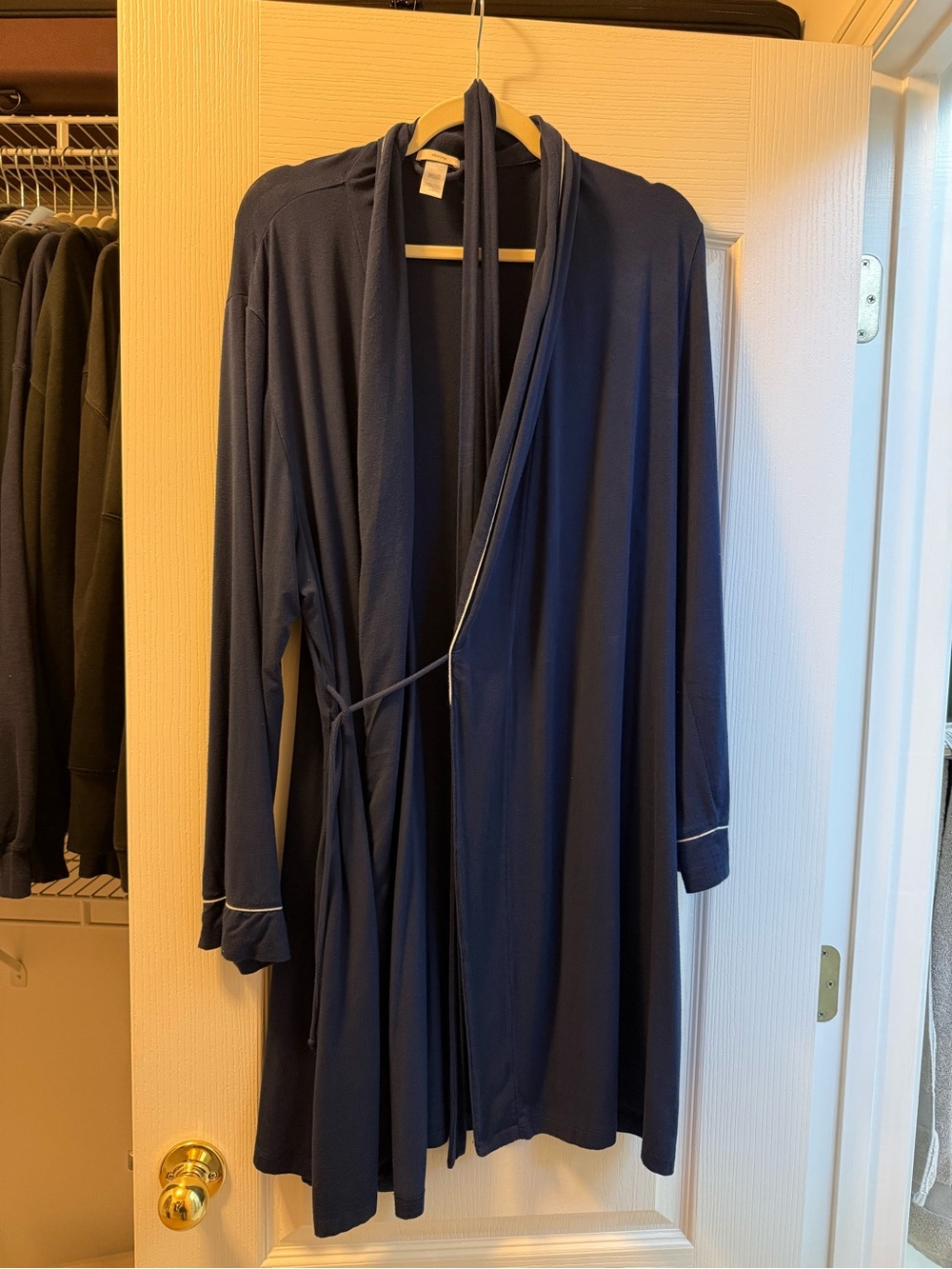Eberjey Navy Robe - Picture 5 of 5